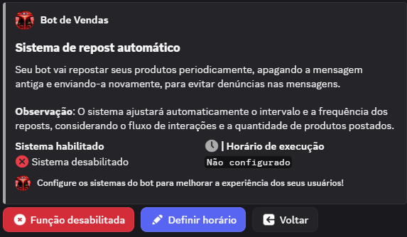Repostagem automática