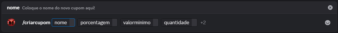 Comando /criarcupom